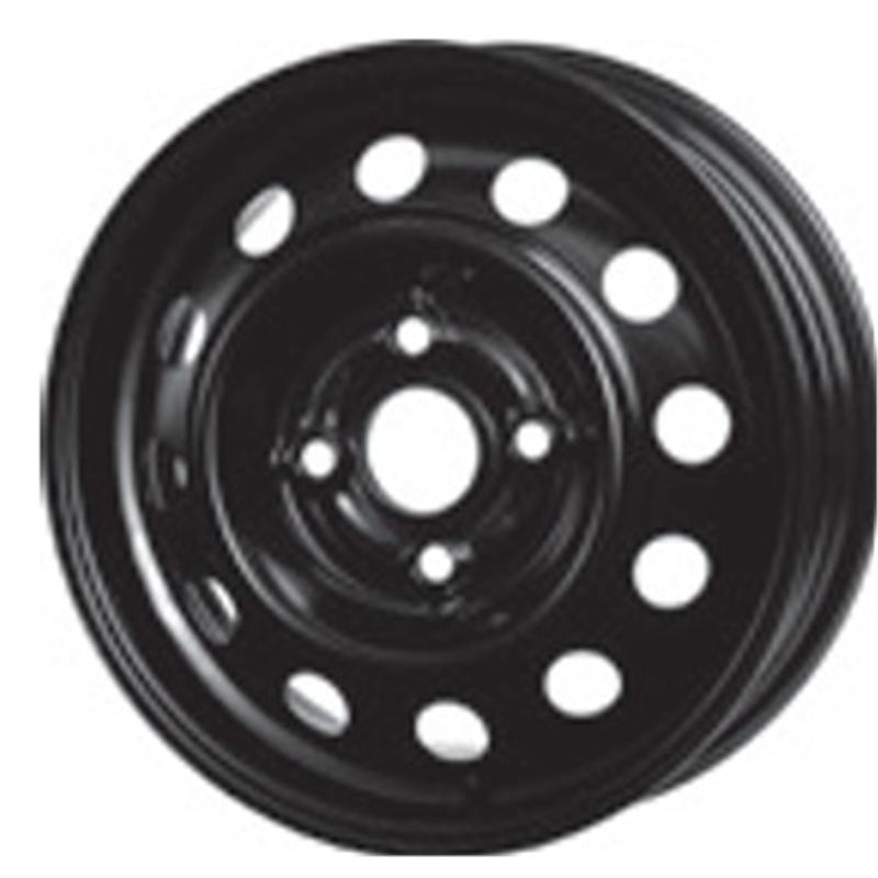 Cerchio MW GIANETTI RUOTE Steel Nero 4 fori 13\" 4X13 ET46 4x100