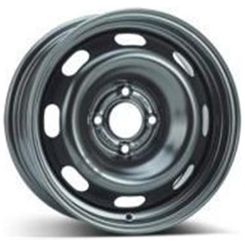 Cerchi in Lega Mw gianetti ruote Steel Nero 4 fori 15\" 6.5X15 ET20 4x108