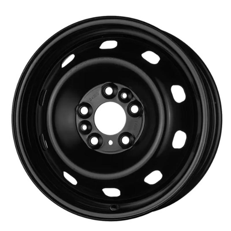 Cerchi in Lega MW GIANETTI RUOTE Steel Nero 5 fori 16\" 6X16 ET68 5x118