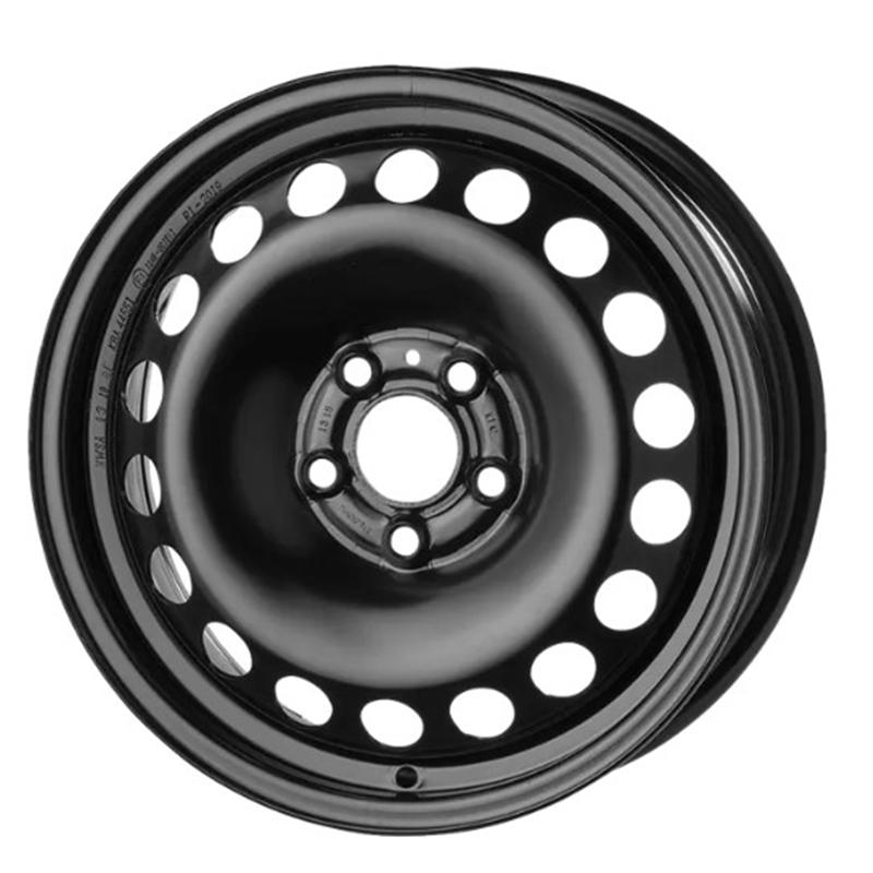 Cerchi in Lega MW GIANETTI RUOTE Steel Nero 5 fori 15\" 5.5X15 ET40 5x100
