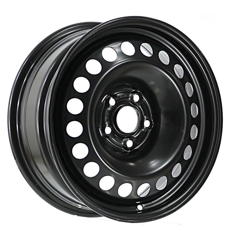 Cerchi in Lega Mw gianetti ruote Steel Nero 5 fori 16\" 6.5X16 ET38 5x105