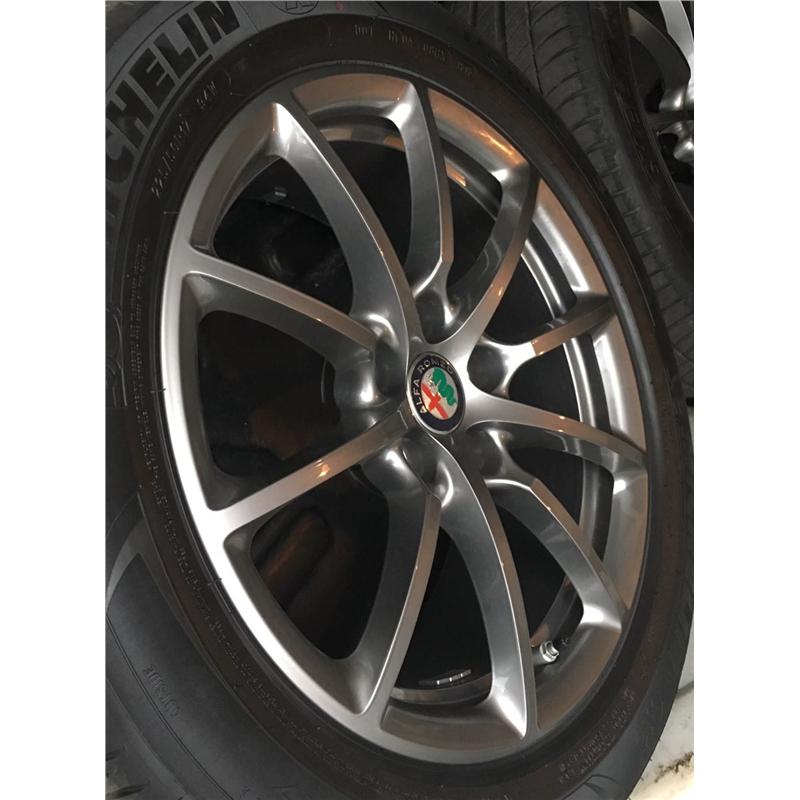 Cerchi in Lega ORIGINALE ALFA ROMEO Giulia Originale Alfa Romeo Antracite Diamantato 5 fori 17\" 7.5X17 ET33 5x110