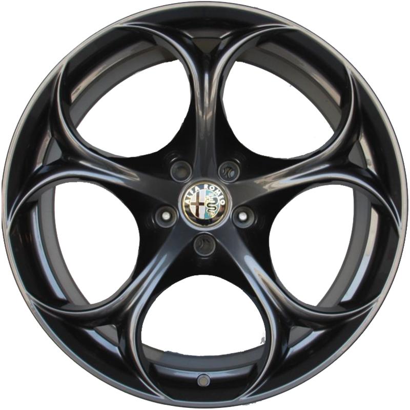 Cerchi in Lega ORIGINALE ALFA ROMEO Giulia/stelvio Oe 4 - Originale Alfa Romeo Gun Metal 5 fori 19\" 8X19 ET33 5x110