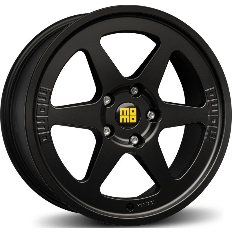 Cerchio MOMO WHEELS Heritage 6 Nero Opaco 5 fori 18\" 8X18 ET32 5x112