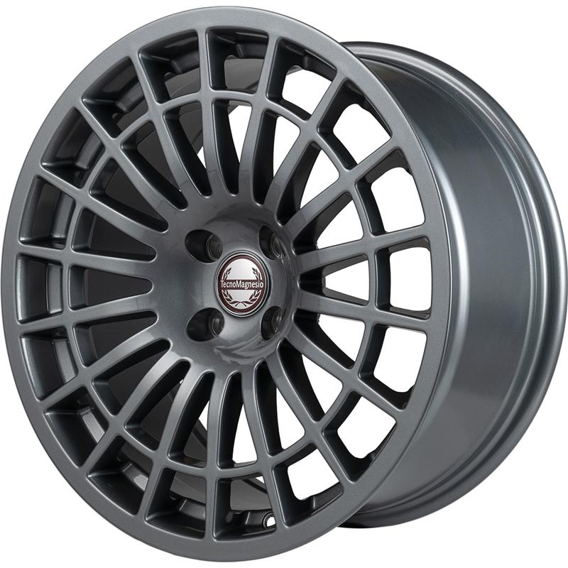 Cerchi in Lega Tecnomagnesio Integrale Gun Metallic 4 fori 17\" 8X17 ET24.5 4x98