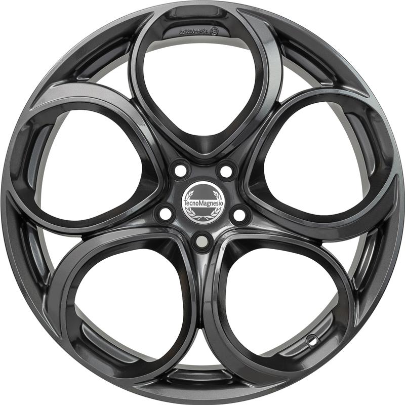 Cerchi in Lega Tecnomagnesio Junior Gun Metallic 5 fori 18\" 8X18 ET34 5x110