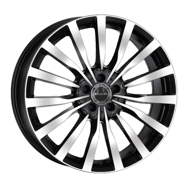 Cerchi in Lega MAK Krone Black Mirror 5 fori 18\" 8X18 ET33 5x112