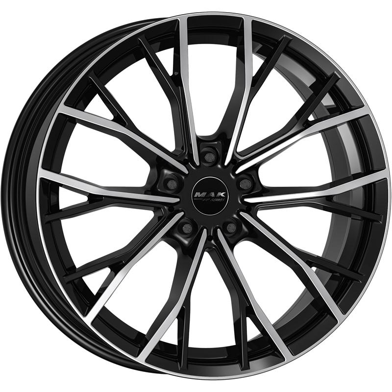 Cerchi in Lega MAK Prime ff Black Mirror 5 fori 20\" 8X20 ET55 5x112