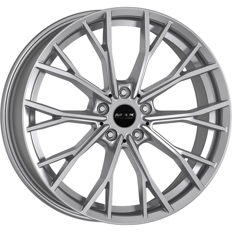 Cerchi in Lega MAK Prime ff Silver 5 fori 19\" 8X19 ET54 5x112