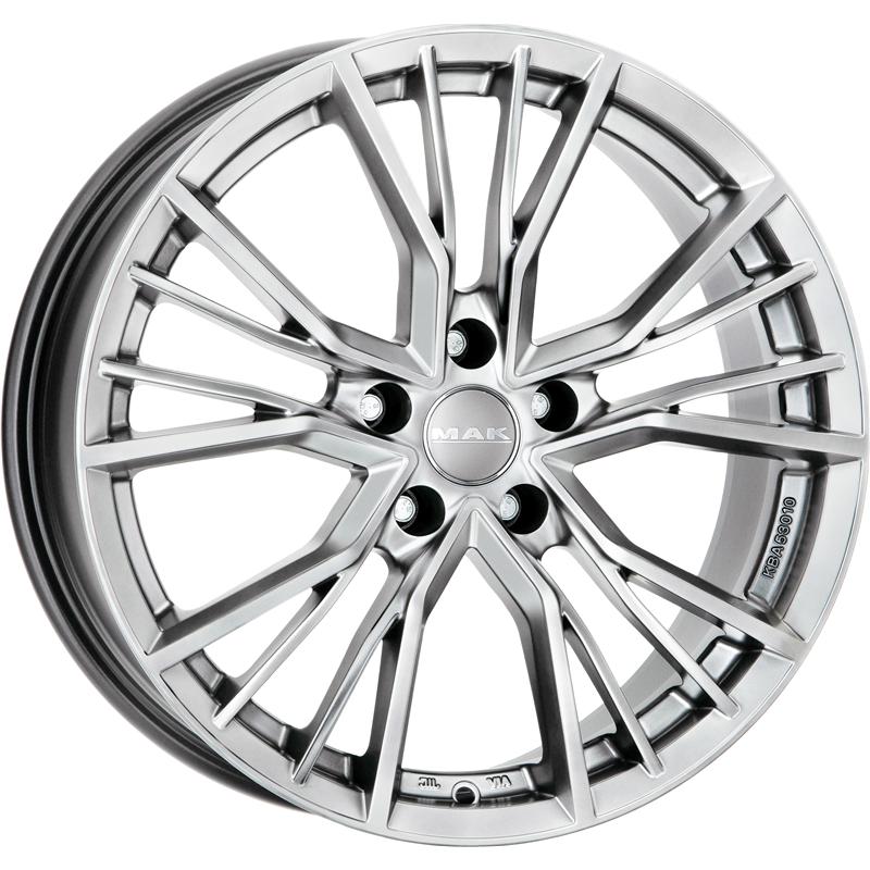 Cerchi in Lega MAK Union Silver 5 fori 20\" 8.5X20 ET40 5x112