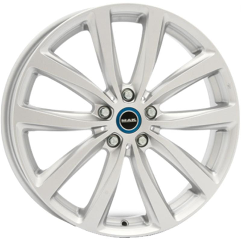 Cerchi in Lega MAK Watt Silver 5 fori 19\" 5X19 ET28 5x112