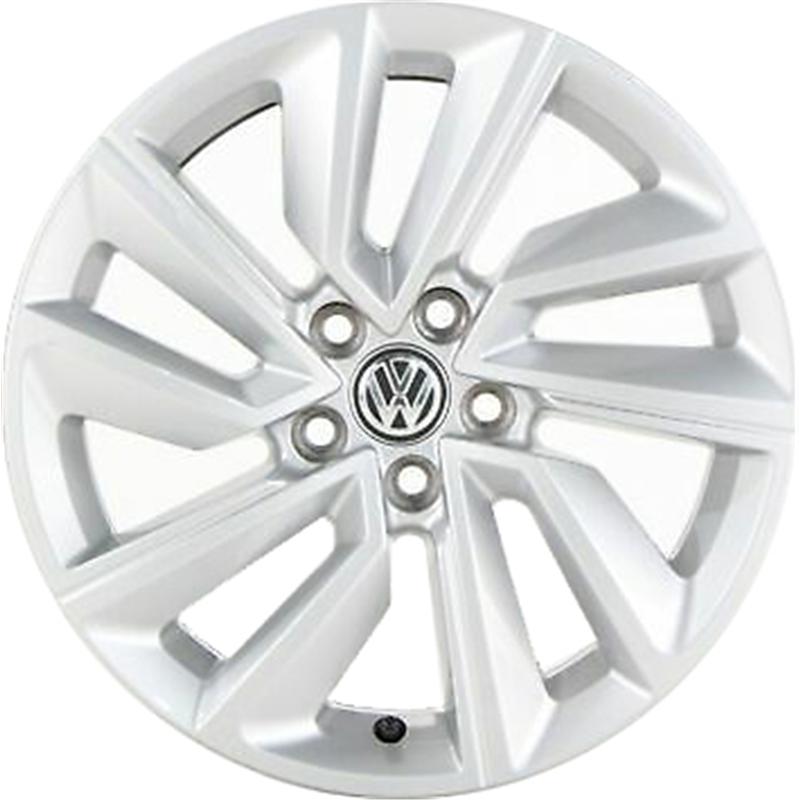 Cerchi in Lega ORIGINALE AUDI VW SEAT SKODA Oe T-Cross - Originale vw Hyper Silver 5 fori 16\" 6X16 ET35 5x100