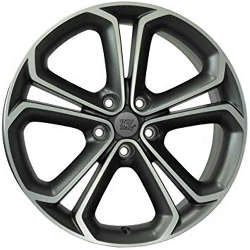 Cerchi in Lega WSP ITALY Onda25op10 Onda Matt Gm Polished 5 fori 18\" 7.5X18 ET37 5x110