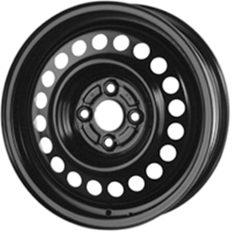 Cerchi in Lega KFZ ALCAR Steel Nero 4 fori 15\" 5.5X15 ET45 4x100