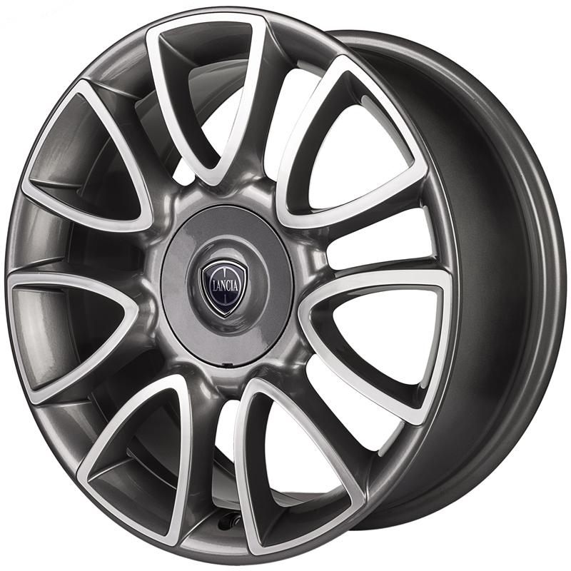 Cerchi in Lega ORIGINALE LANCIA La637 Originale Lancia Delta Antracite Diamantato 4 fori 17\" 7X17 ET31 4x98