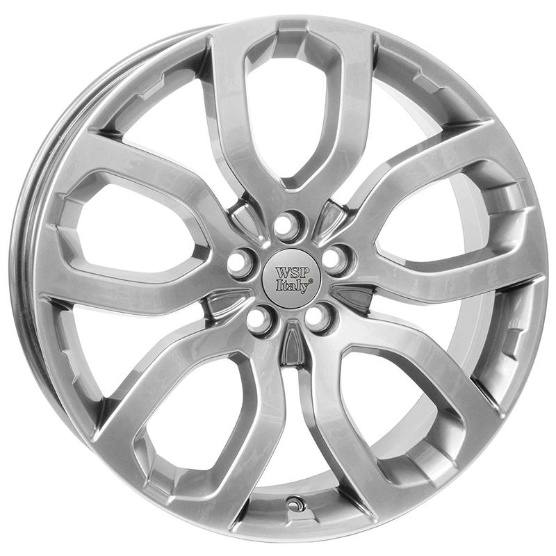 Cerchi in Lega WSP ITALY Pan23lr57 Pan Silver 5 fori 18\" 8X18 ET45 5x108