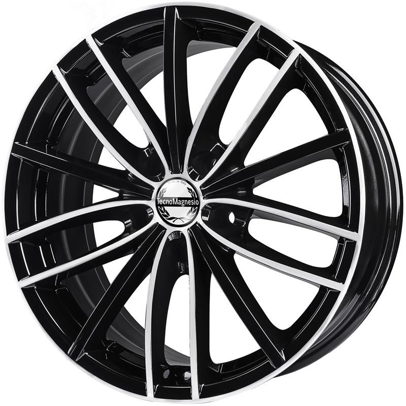 Cerchi in Lega Tecnomagnesio Power Black Mirror 5 fori 18\" 7.5X18 ET34 5x120