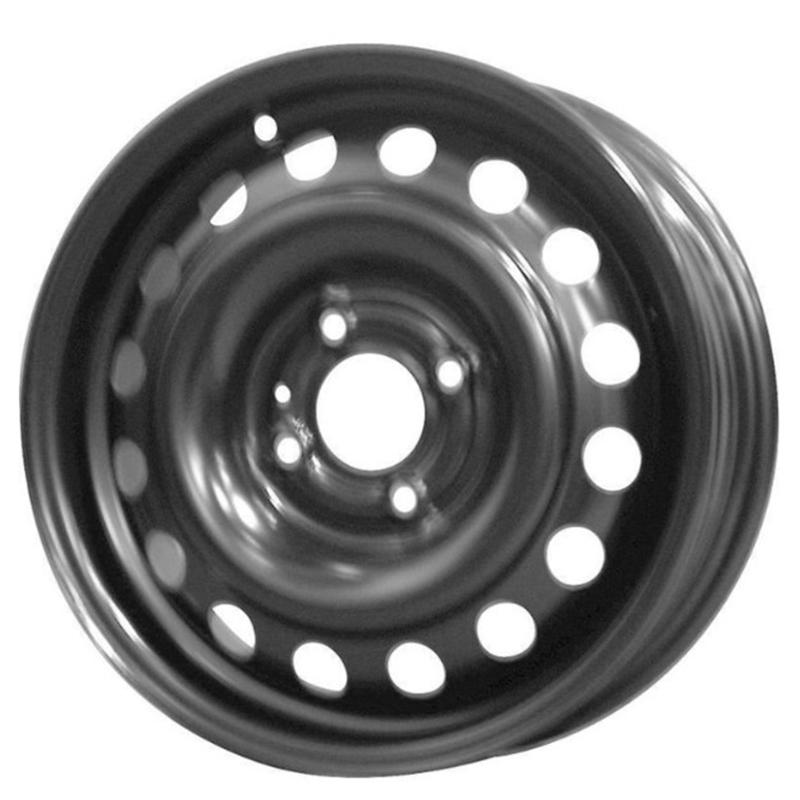 Cerchi in Lega DEDICO Steel Nero 4 fori 14\" 5X14 ET45 4x100