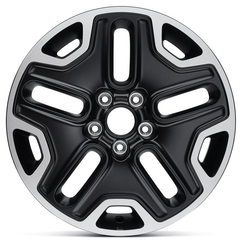 Cerchi in Lega ORIGINALE JEEP Renegade Oe 9 - Originali Jeep Black Mirror 5 fori 17\" 6.5X17 ET40 5x110