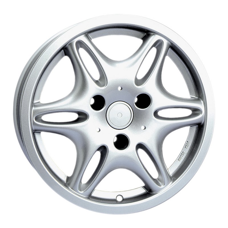 Cerchi in Lega ORIGINALE SMART Sm111 Originale Smart Silver 3 fori 15\" 5.5X15 ET-1 3x112