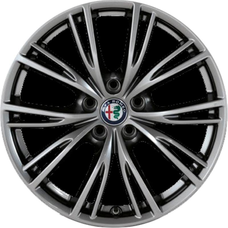 Cerchi in Lega ORIGINALE ALFA ROMEO Stelvio Oe 2 - Originale Alfa Romeo Hyper Anthracite 5 fori 18\" 8X18 ET34 5x110