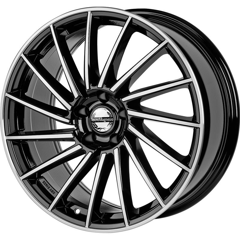 Cerchi in Lega Tecnomagnesio Savage Black Mirror 5 fori 19\" 8.5X19 ET45 5x108