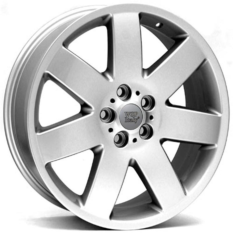 Cerchi in Lega WSP ITALY W2306 Birmingham Silver 5 fori 20\" 8.5X20 ET58 5x120