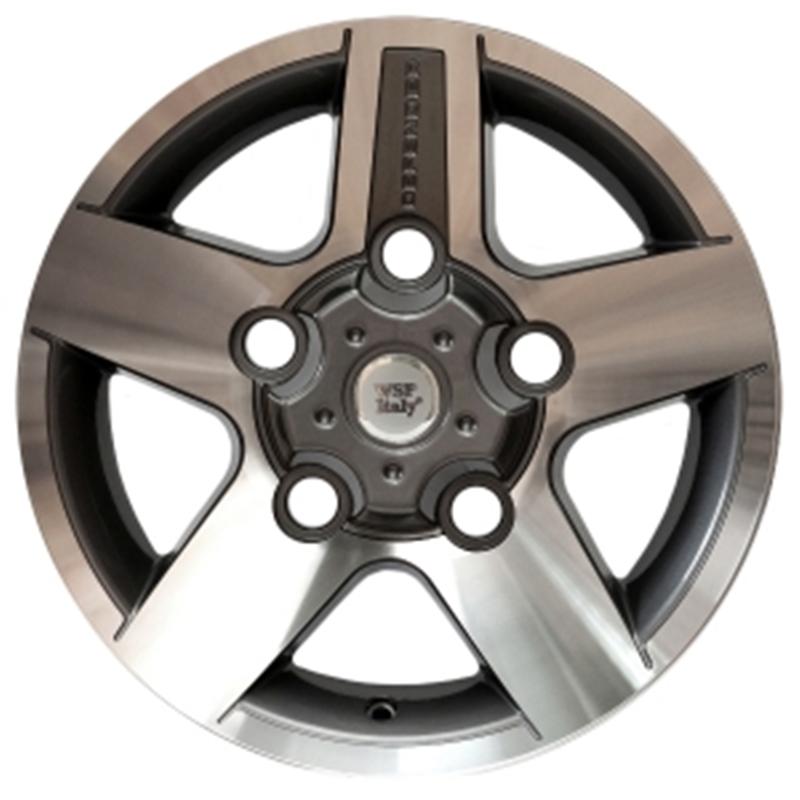 Cerchi in Lega WSP ITALY Hove23lr54 Hove Anthracite 5 fori 16\" 8X16 ET25 5x165.1