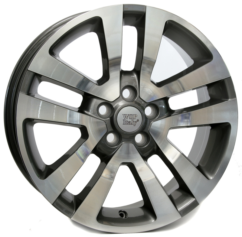 Cerchi in Lega WSP ITALY W2355 Ares Anthracite 5 fori 20\" 9.5X20 ET53 5x120