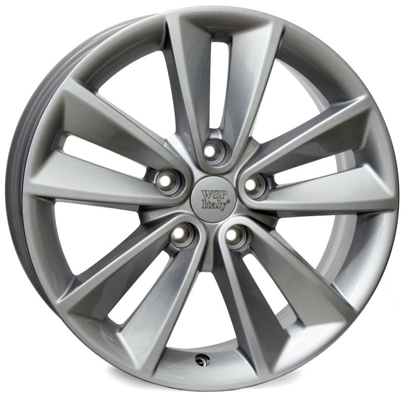 Cerchi in Lega WSP ITALY W3305 Hestia Silver 5 fori 17\" 7X17 ET49 5x114.3