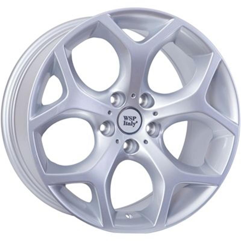 Cerchi in Lega WSP ITALY W667 X5 Hotbird Silver 5 fori 20\" 10X20 ET40 5x120