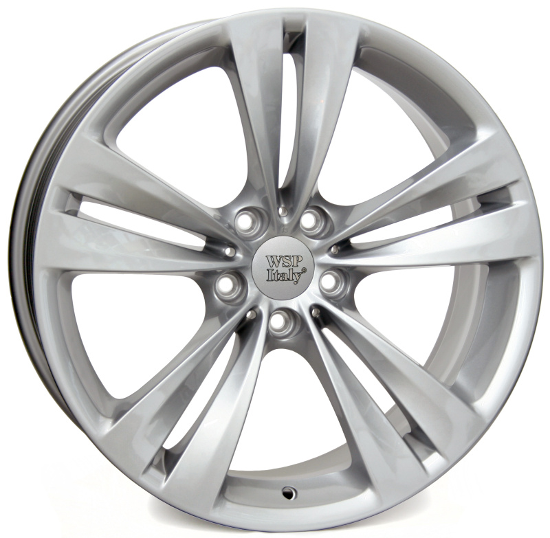 Cerchi in Lega WSP ITALY W673 Neptune gt Silver 5 fori 20\" 8.5X20 ET25 5x120
