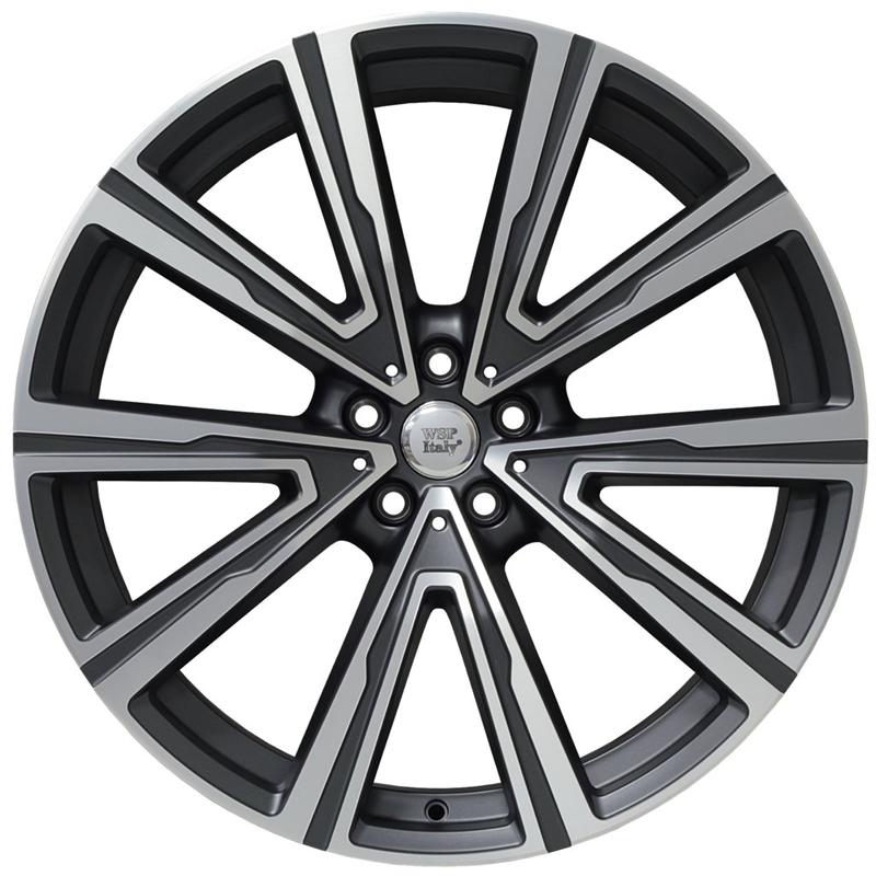 Cerchi in Lega WSP ITALY W686 Fire Matt Gm Polished 5 fori 22\" 9.5X22 ET37 5x112