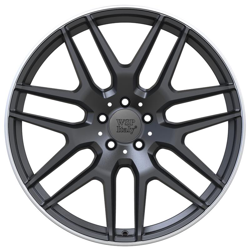 Cerchi in Lega WSP ITALY W778 Eris Dull Black 5 fori 21\" 10X21 ET28 5x112