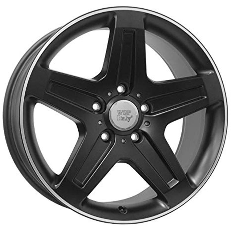 Cerchi in Lega WSP ITALY W779 Nagano Dull Black 5 fori 19\" 9.5X19 ET50 5x130