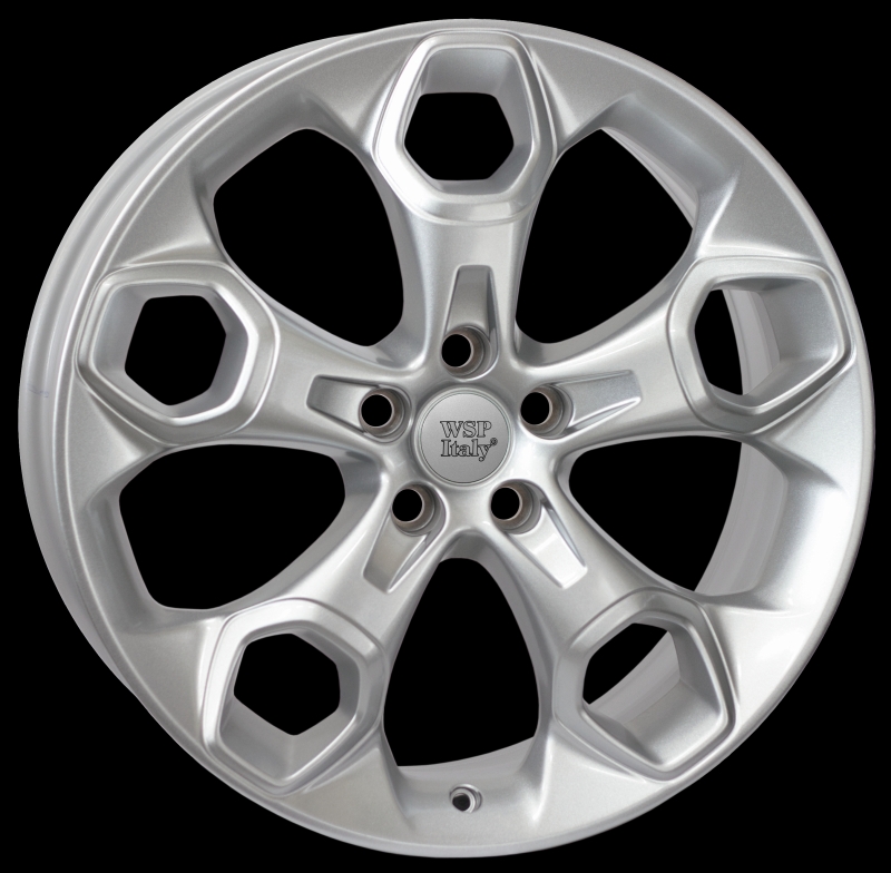 Cerchi in Lega WSP ITALY Neive9fo56 Neive Silver 5 fori 18\" 7.5X18 ET53 5x108